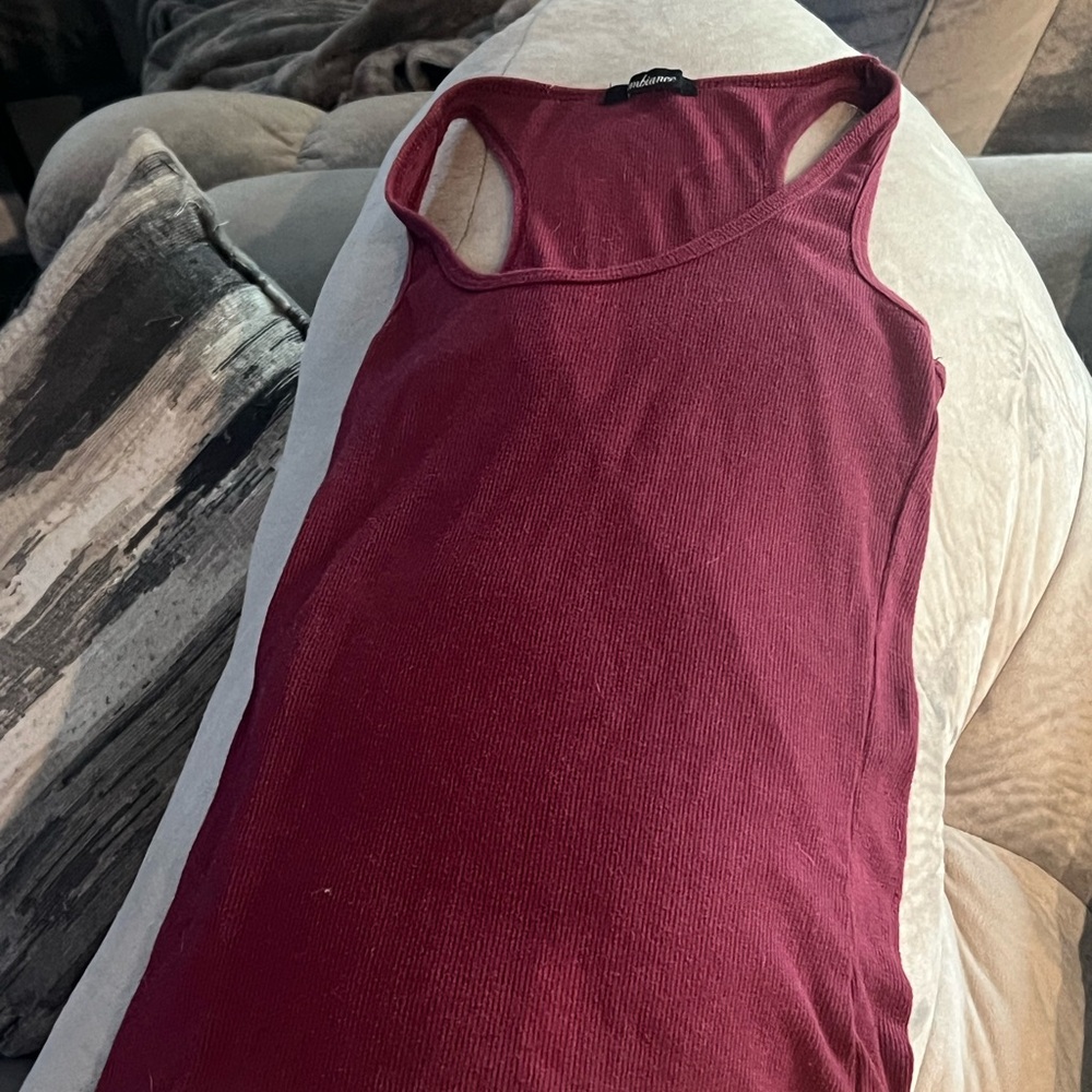 Maroon tank top